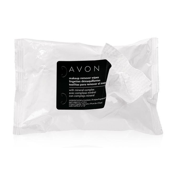 Package of Makeup Remover Wipes with Mineral Complex, against a white background