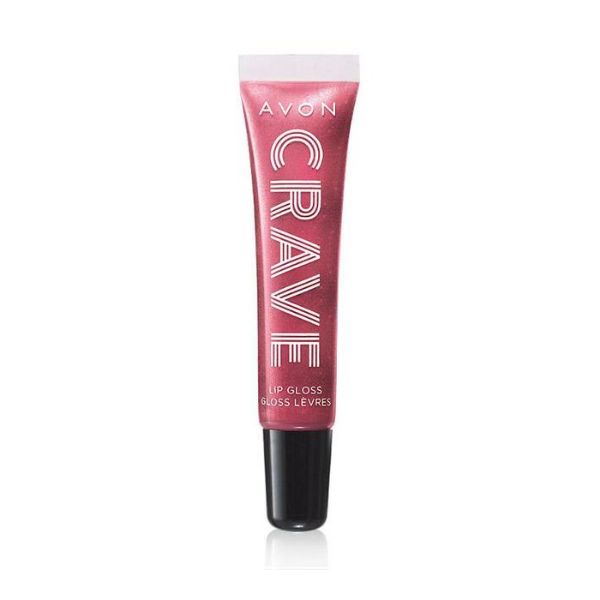 Tube of Crave Lip Gloss in the shade French Toast, a recommended 2020 Fall lip color, against a white background