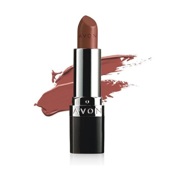 Tube of True Color Nourishing Lipstick in the shade Brown Sugar, a recommended 2020 Fall lip color, against a white background