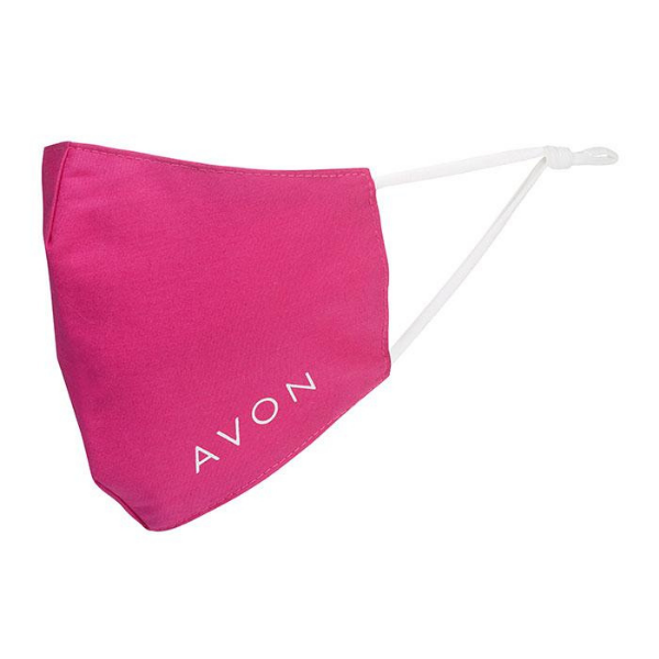 Avon Fashion Fabric Mask with Filter Pocket, against a white background