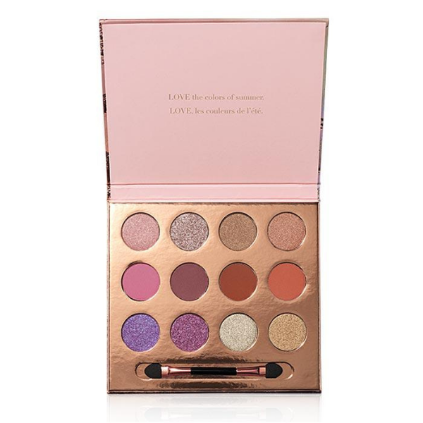 Open container of FMG Colors of Love Summer Eyeshadow Palette