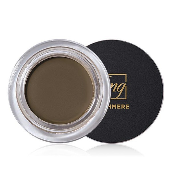 Open tub of Cashmere 24 Hour Brow Pomade, against a white background