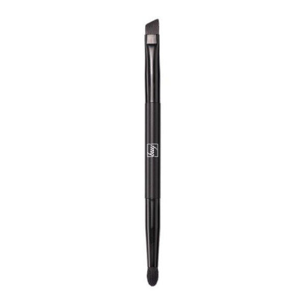 fmg Precision Eye Brush with two sides, against a white background