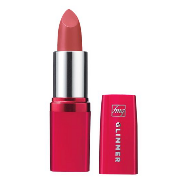 Open tube of Glimmer Satin Lipstick in the shade Aster