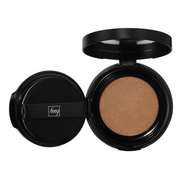 Open compact of Avon's cashmere cushion foundation, against a white background