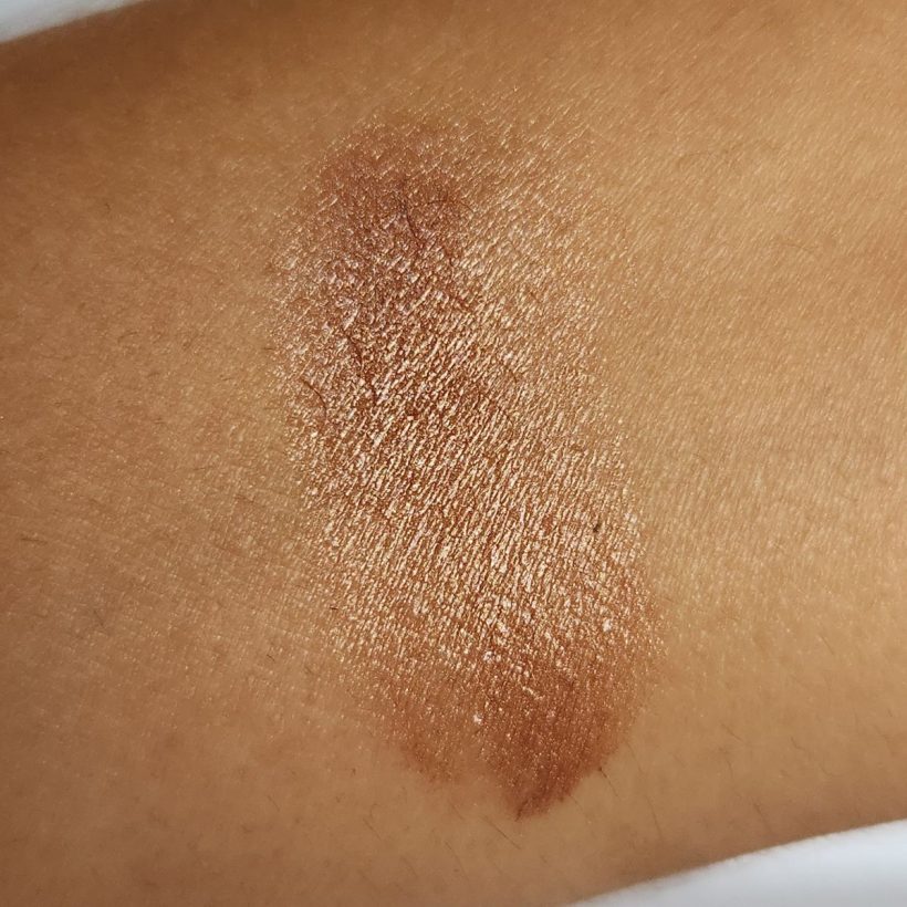 Arm swatch showing the color of the Cashmere Multi-Balm in the shade Beach Blush.