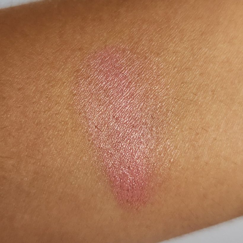 Arm swatch showing the color of the Cashmere Multi-Balm in the shade Bouquet.